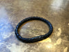 Enamel Black Leather Bracelet
